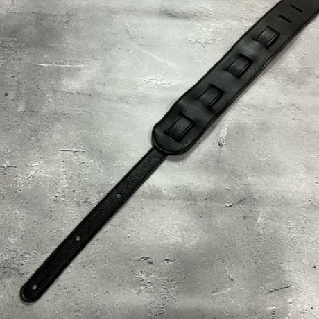 【 62mm Width Soft Leather Bass Strap（I.A Type）/ TOKIE Mark Print Design 】（TOKIE Model）