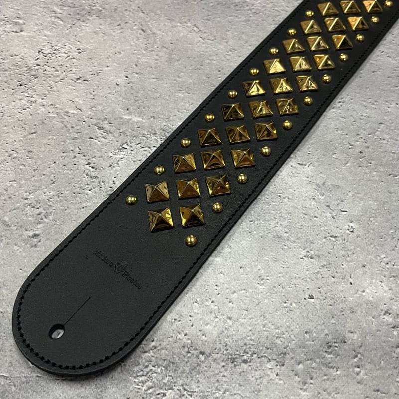 62mm Width Hard Leather Guitar Strap（Insert A