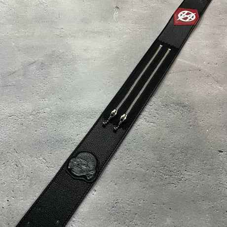 【 50mm Width Soft Leather Guitar Strap / DESPIKEY Print Design 】（HISASHI Model）