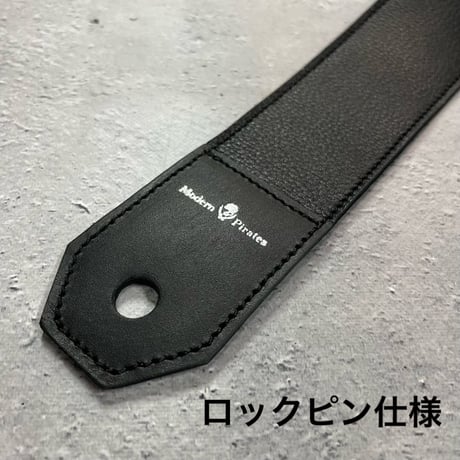 【 50mm Width Soft Leather Guitar Strap / Standard Design 】