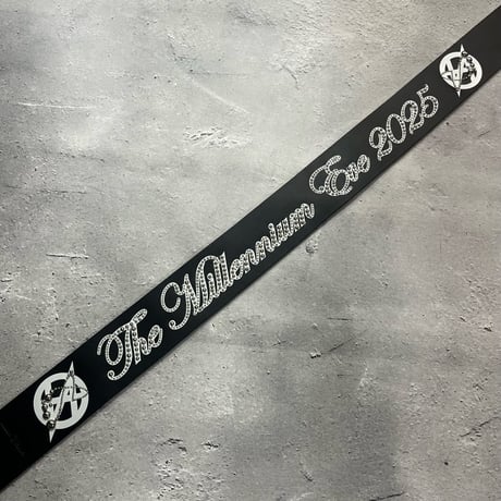 【 50mm Width Hard Leather Guitar Strap / The Millennium Eve 2025 Design 】（SUGIZO Model）