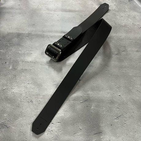 【 50mm Width Hard Leather Guitar Strap / Standard Design 】