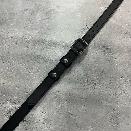 【 24mm Width Hard Leather Guitar Strap / Standard Design 】