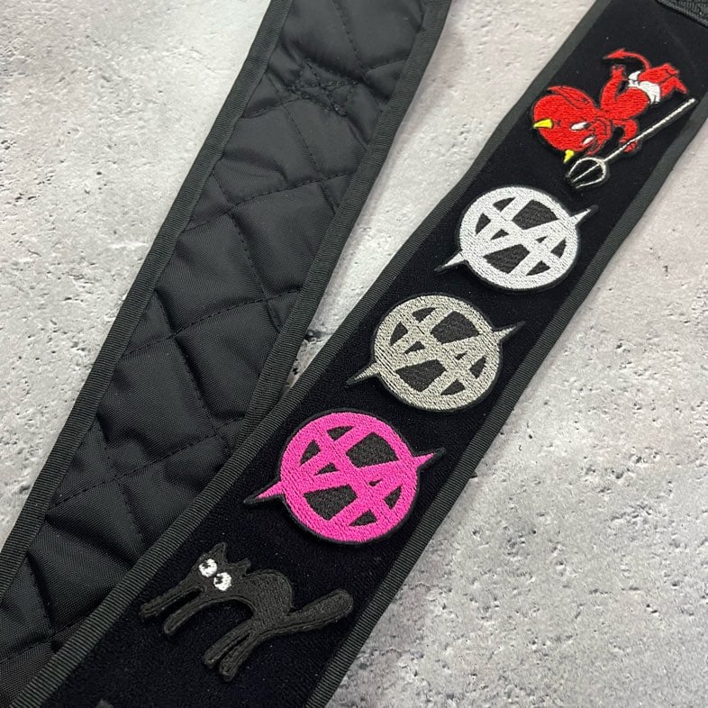 62mm Width Velcro Type Guitar Strap 】(HISASHI 62mm Width Velcro Type Guitar Strap 】(HISASHI