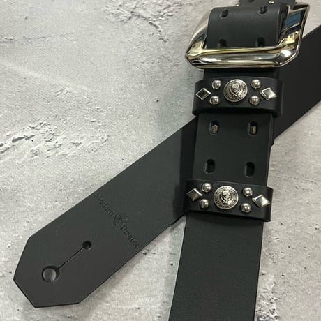 【 35mm Width Hard Leather Guitar Strap / Standard Design 】