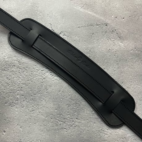 【 24mm Width Hard Leather Guitar Strap / Standard Design 】