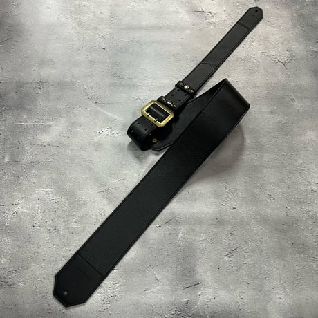 【 70mm Width Soft Leather Guitar Strap / Standard Design 】