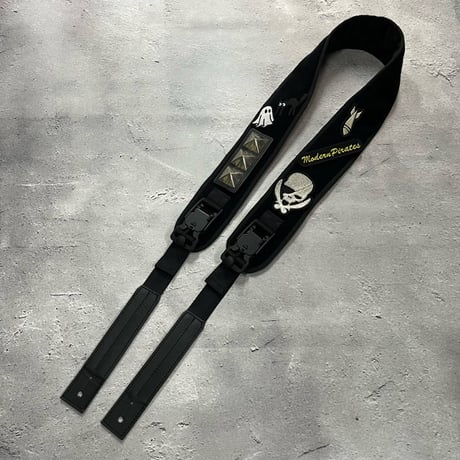 【 62mm wide Velcro Type Guitar Strap 】