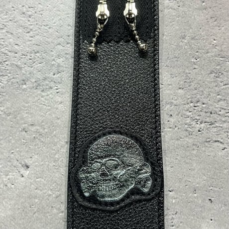 【 50mm Width Soft Leather Guitar Strap / DESPIKEY Print Design 】（HISASHI Model）