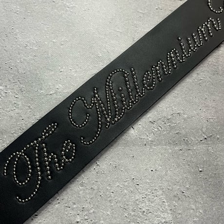 【 50mm Width Hard Leather Guitar Strap / The Millennium Eve 2025 Design 】（HISASHI Model）