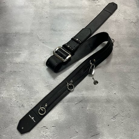 【 50mm Width Soft Leather Guitar Strap / Ring & Key Design 】