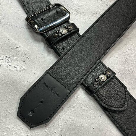 【 50mm Width Soft Leather Guitar Strap / Standard Design 】