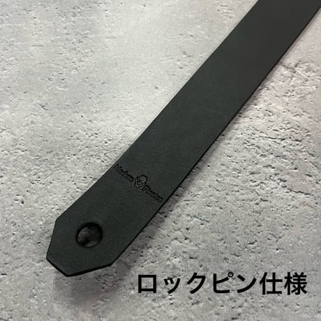 【 35mm Width Hard Leather Guitar Strap / Standard Design 】