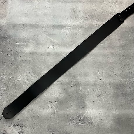 【 60mm Width Hard Leather Guitar Strap / Standard Design 】
