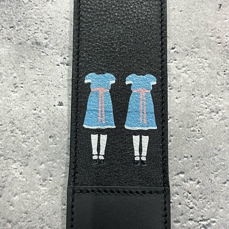 【 50mm Width Soft Leather Guitar Strap / DESPIKEY Print Design 】（HISASHI Model）
