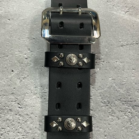 【 42mm Width Hard Leather Guitar Strap / Standard Design 】