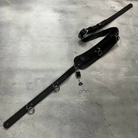 【 24mm Width Hard Leather Guitar Strap / Ring & Key Design 】