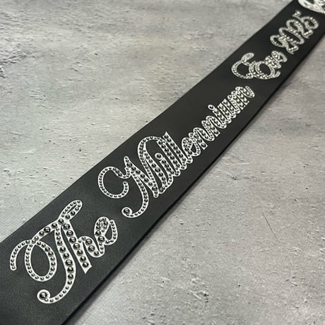 【 50mm Width Hard Leather Guitar Strap / The Millennium Eve 2025 Design 】（SUGIZO Model）
