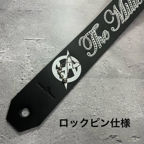 【 50mm Width Hard Leather Guitar Strap / The Millennium Eve 2025 Design 】（SUGIZO Model）