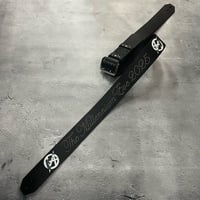 【 50mm Width Hard Leather Guitar Strap / The Millennium Eve 2025 Design 】（HISASHI Model）