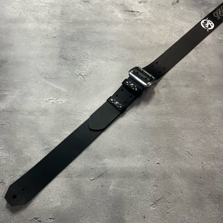 【 50mm Width Hard Leather Guitar Strap / The Millennium Eve 2025 Design 】（HISASHI Model）