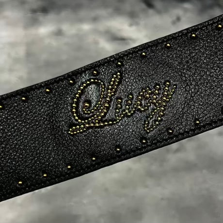 【 60mm Width Soft Leather Guitar Strap / Lucy Spots Design 】（Lucy Model)