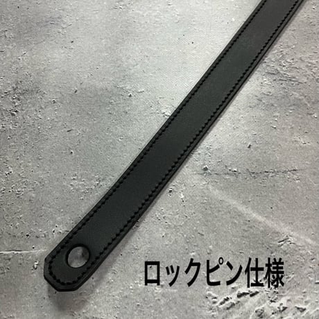 【 24mm Width Hard Leather Guitar Strap / Standard Design 】