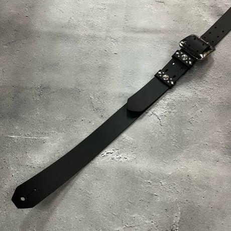 【 35mm Width Hard Leather Guitar Strap / Standard Design 】