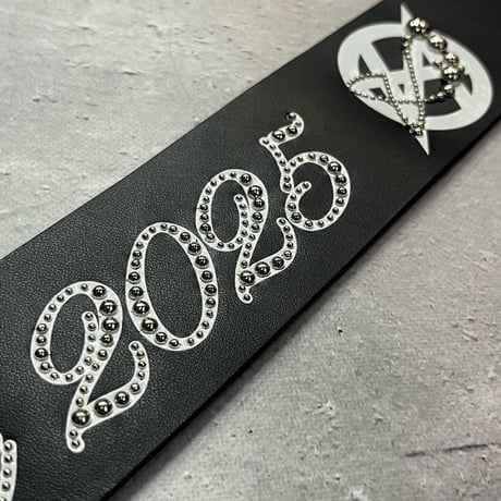 【 50mm Width Hard Leather Guitar Strap / The Millennium Eve 2025 Design 】（SUGIZO Model）