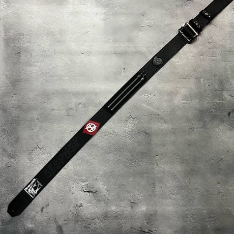 【 50mm Width Soft Leather Guitar Strap / DESPIKEY Print Design 】（HISASHI Model）