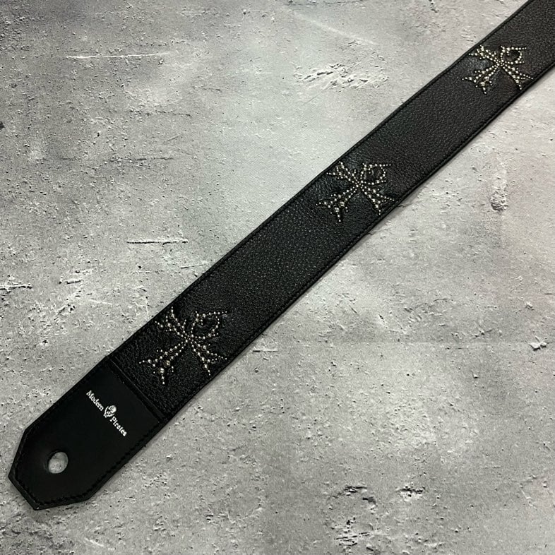 50mm Width Soft Leather Guitar Strap / Four A