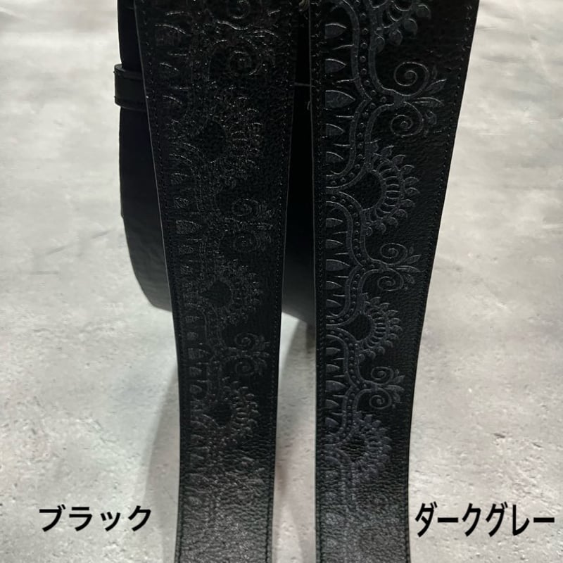 50mm Width Soft Leather Guitar Strap / ANK Sp