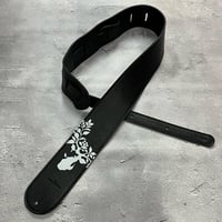 【 62mm Width Soft Leather Bass Strap（I.A Type）/ TOKIE Mark Print Design 】（TOKIE Model）