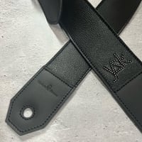 【 50mm Width Soft Leather Guitar Strap / Standard Design 】（ysk Model）