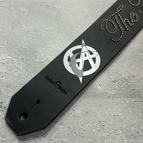 【 50mm Width Hard Leather Guitar Strap / The Millennium Eve 2025 Design 】（HISASHI Model）