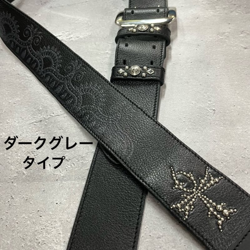 50mm Width Soft Leather Guitar Strap / ANK Sp