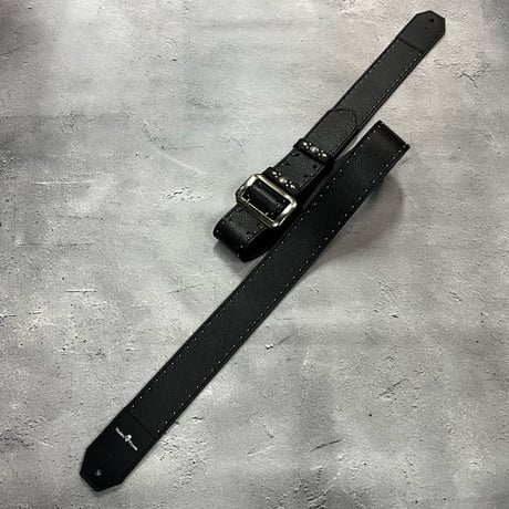 【 50mm Width Soft Leather Guitar Strap/Side Round Spots Design 】