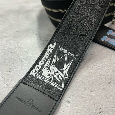 【 50mm Width Soft Leather Guitar Strap / DESPIKEY Print Design 】（HISASHI Model）