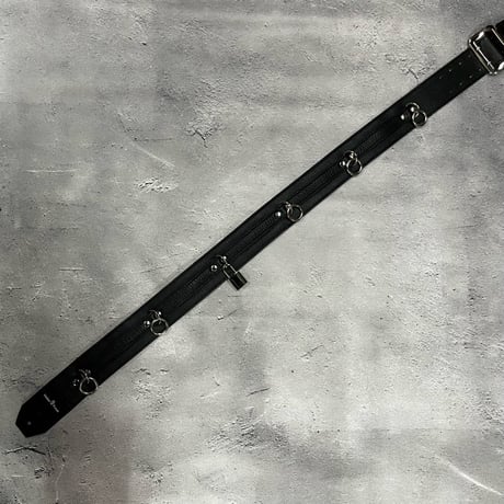 【 50mm Width Soft Leather Guitar Strap / Ring & Key Design 】