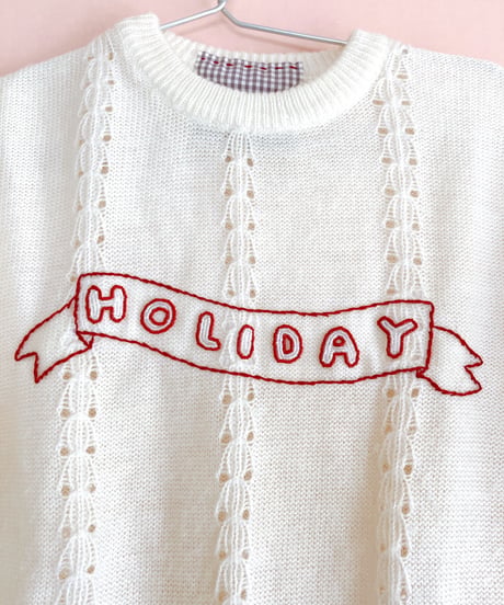 HOLIDAYチューリップニット