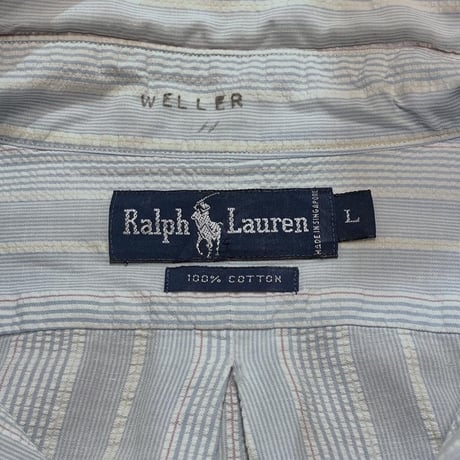 90s Polo Ralph Lauren Cotton Seersucker B.D Shirt
