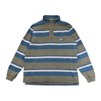 00s- L.L.Bean Striped  Cotton Shirt
