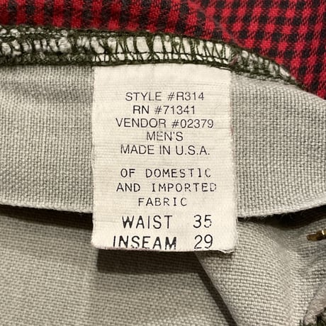 80’s~ L.L.Bean “PATHFINDER ”Flannel Lined Cotton Canvas Pants