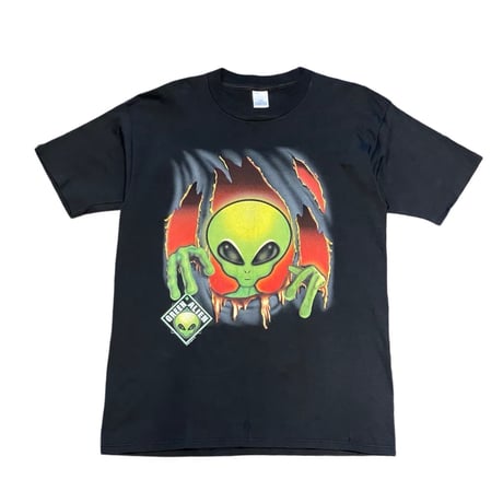 90's LOGOTEL Green Alien T-Shirt