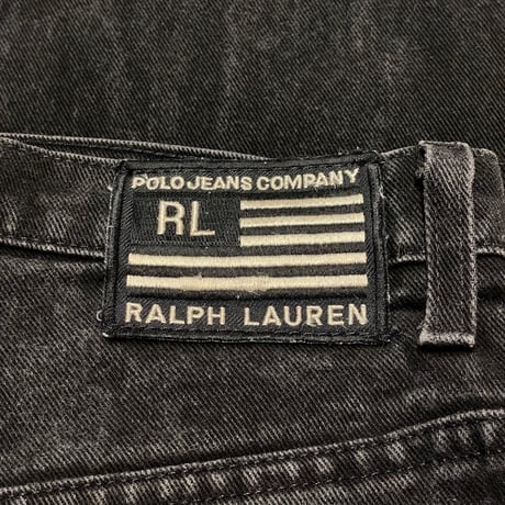 90s POLO JEANS CO. Black Denim Jeans