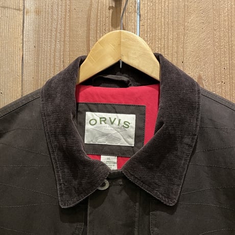 00s ORVIS Waxed Cotton Hunting Jacket