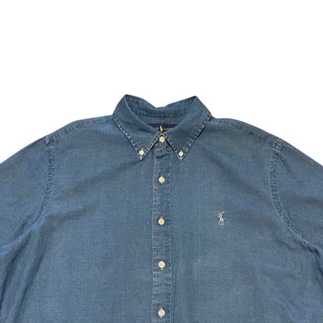 00s- Polo Ralph Lauren Indigo Oxford Shirt