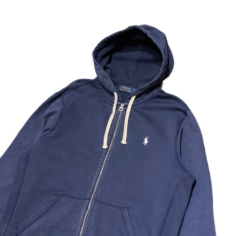 00s- Polo Ralph Lauren Zip Hoodie NAVY