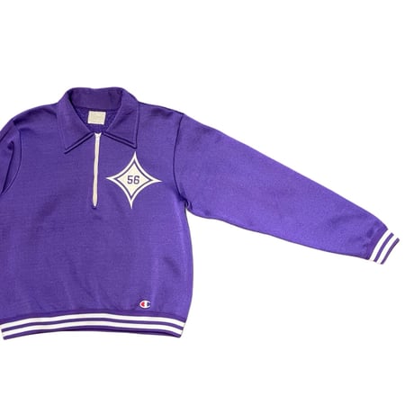 70s Champion Boa Lined Half Zip Shirt