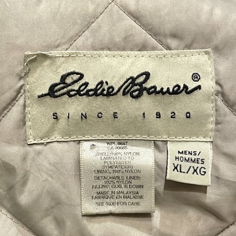 90’s~ Eddie Bauer Nylon Parka With Goose Down Liner